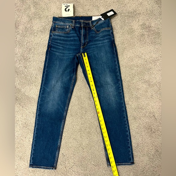 Rag & Bone Men’s Fit 2 Slim Authentic Stretch 30x30 Medium Blue Tripp - Picture 11 of 13